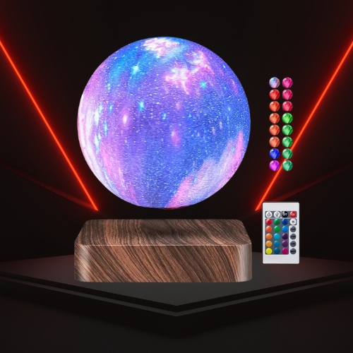 Discover the magic of our Levitating Moon Lamp - a 16 Colors 3D Engraving masterpiece. Illuminate your space with elegance and convenience using the included remote control