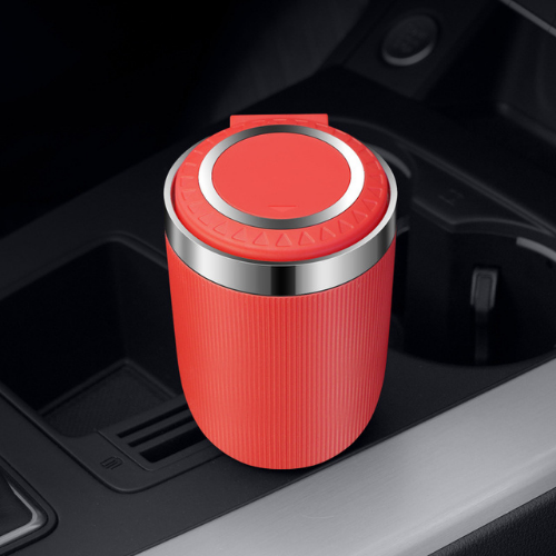 Upgrade your car with our LED-lit Cigarette Ashtray Cup – Stylish, portable, and convenient for on-the-go use. Choose from Red, Black, or Blue. A sleek solution to keep your car interior fresh and classy. Blunt holder. Order now!