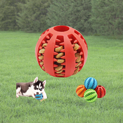 Elevate playtime with our durable and safe Dog Ball Toy for small dogs and puppies. Promote dental health and keep your furry friend entertained – the perfect interactive toy!