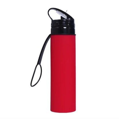 Folding Water Bottle Silicone Outdoor Fitness Sports Portable Water Bottle Folding For Travel Holiday Gifts. Athletes, AAU, softball, basketball, baseball, hockey, lax, lacrosse, volleyball, swimming, gymnastics, track and field