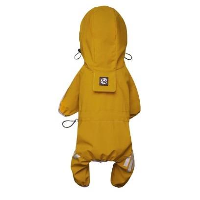 this jumpsuit offers ultimate protection on rainy days. Keep your pet comfortable and chic during outdoor adventures. Order now for a fashionable and functional raincoat for your beloved companion!