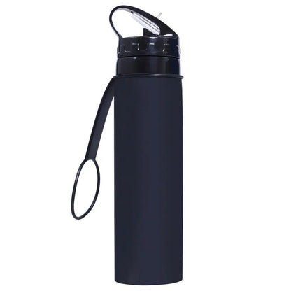 Folding Water Bottle Silicone Outdoor Fitness Sports Portable Water Bottle Folding For Travel Holiday Gifts. Athletes, AAU, softball, basketball, baseball, hockey, lax, lacrosse, volleyball, swimming, gymnastics, track and field