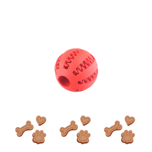 Elevate playtime with our durable and safe Dog Ball Toy for small dogs and puppies. Promote dental health and keep your furry friend entertained – the perfect interactive toy!