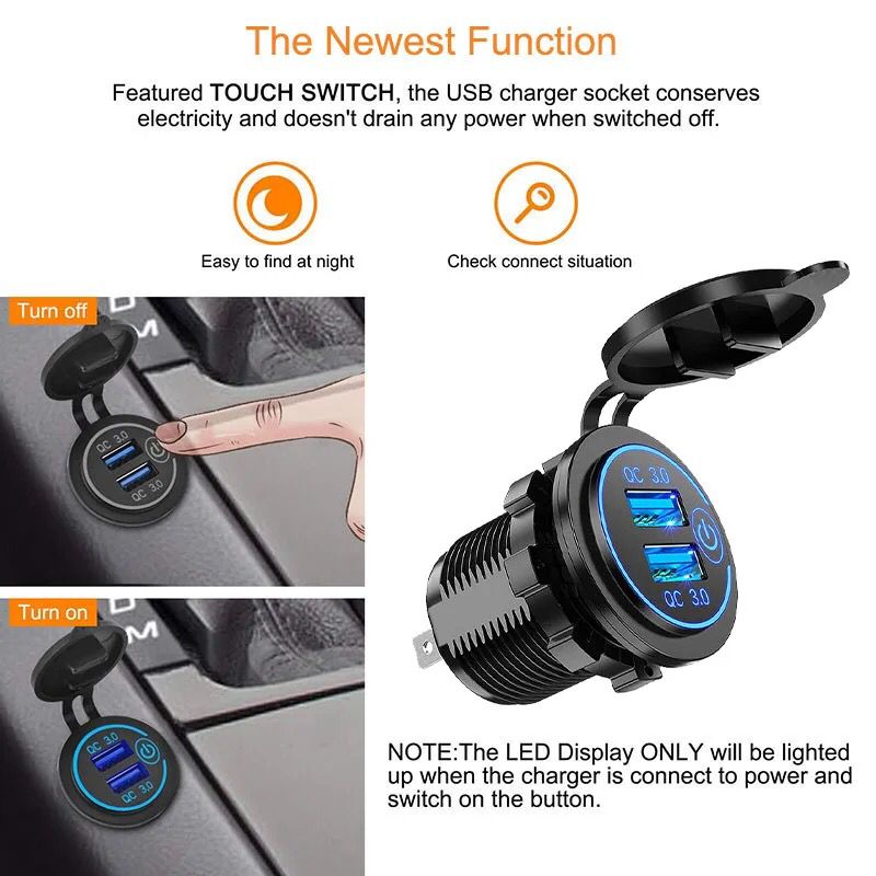 Stay connected on the road with our Dual USB Car Charger – the ultimate travel companion for rapid device charging. Universal compatibility, durable construction, and easy installation make it a must-have for your journey!