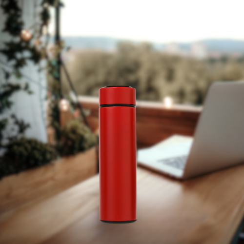 Stainless Steel Smart Water Bottle with Premium Quality, Intelligent Chip Technology, and LED Temperature Display. Silicone anti-slip pad for stability, lasting freshness for 24 hours cold/12 hours hot drinks. Includes stainless steel tea filter for tea enthusiasts