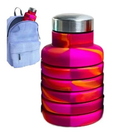 Collapsible Silicone Sports Water Bottle