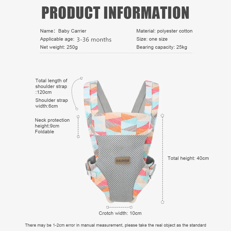 Experience hands-free parenting with our 4-in-1 Convertible Baby Carrier – Comfortable, versatile, and designed for on-the-go convenience. Order now for the ultimate baby-wearing experience!